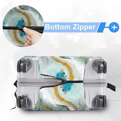 ANNA QUEEN Travel Luggage Cover Suitcase Protector Suitcase Cover Anti-Scratch,Stretchable Bag Cover Washable Durable Polyester