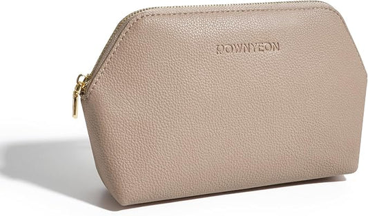 ROWNYEON BEGINMAGIC Small Makeup Bag for Purse, Mini Portable Cosmetic Bags for Women, PU Leather Coin Purse Lipstick Cosmetic Accessories Organizer, Travel Makeup Pouch Zipper Pouch for Men Women