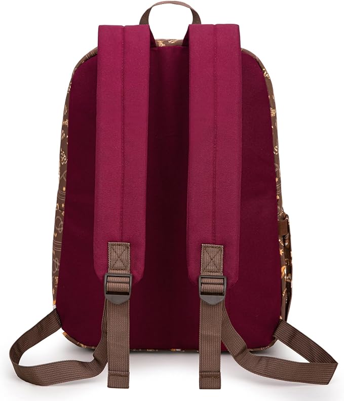 Montana West Backpack for Women Men 2 PCS Lightweight College Bookbags Casual Daypack Backpacks for Commute & Travel