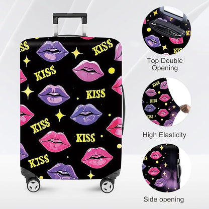 ANNA QUEEN Travel Luggage Cover Suitcase Protector Suitcase Cover Anti-Scratch,Stretchable Bag Cover Washable Durable Polyester