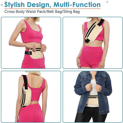 travel inspira Travel Money Belt with Slim Anti-Theft RFID Blocking Passport Holder for Travel Concealed under Clothes for Ultimate Protection of Credit Cards, Cash, Passport & Documents, Beige