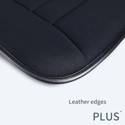 Thick Seat Cushion Memory Foam Car Seat Cushion Pad for Car Driver Seat Office Chair, Thickened Black