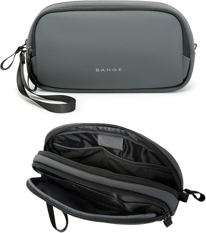 BANGE Cable Organizer Pouch，Water Resistant Tech Accessories Bag Carry Storage，Electronic Accessory Case for Charger, Cables, Power Bank, Hard Drive, Cords