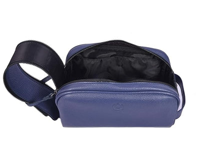 10" Premium Leather Toiletry Travel Pouch With Waterproof Lining Black Color | King-Size Handcrafted Vintage Shaving Kit By Aaron Leather Goods