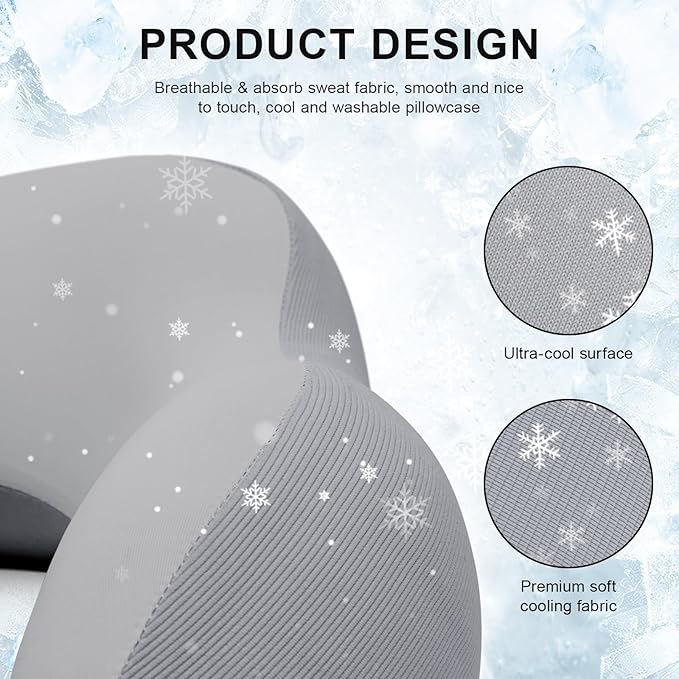 Travel Pillow for Airplane-3 Pack Memory Foam Neck Pillows, Soft Support Travel Essentials for Travelling, Sleeping Rest, Car, Train and Home Use(Grey&Black&Pink)