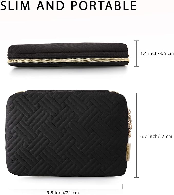 BAGSMART Electronics Organizer Case, Cord & Cable Organizer, Tech Travel Essentials, Women's Black Accessory