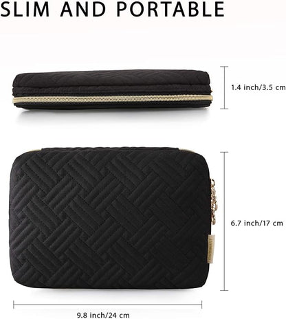 BAGSMART Electronics Organizer Case, Cord & Cable Organizer, Tech Travel Essentials, Women's Black Accessory