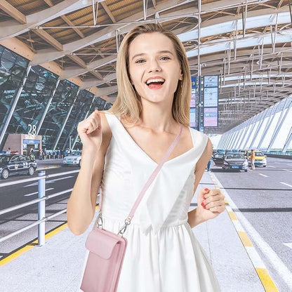 Passport Holder for Travel，Passport Holder & Neck Wallet with RFID Blocking,Hidden Neck Pouch for Travel- Holds Passports, Cards, Tickets, ID, Cash