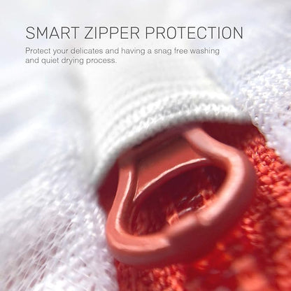 Mesh Laundry Bags for Delicates – 3 Medium Durable Net with Anti Rust Zipper, Hanging Loop-Garment Safe Wash Bags and Organizer for Washing Machine, Lingerie, Socks, Bra, Underwear, Baby Items, Travel