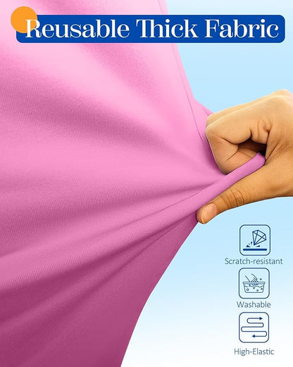 Slohif Luggage Cover for Suitcase Tsa Approved Protector - Luggage Sleeve Large Suit Case Cover Travel Stretch Baggage Case Protective Washable Fit 18-20 Inch Rose Gradient XS