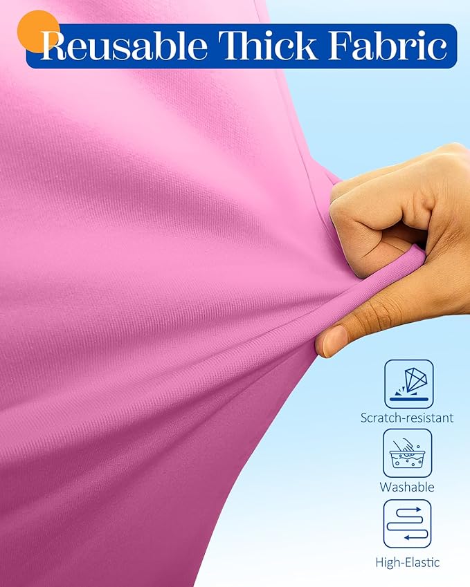 Slohif Luggage Cover for Suitcase Tsa Approved Protector - Luggage Sleeve Large Suit Case Cover Travel Stretch Baggage Case Protective Washable Fit 28-30 Inch Rose Gradient L