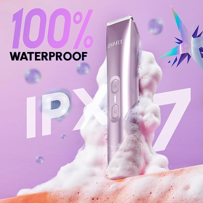 Electric Razors for Women - 2-in-1 Body & Facial Hair Trimmer, Wet & Dry Use Cordless Shaver for Legs, Underarms, Bikini Line, Ceramic Blade for Sensitive Skin - Teen Girl Gifts Trendy Stuff (Pink)