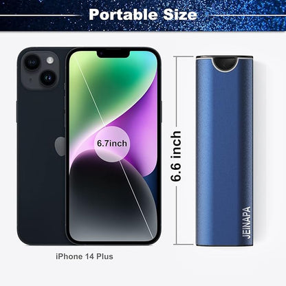 Extra Large Pill Organizer 7 Day, Aluminum Daily Pill Box, Weekly Travel Pill Case, Cute Pill Holder to Hold Vitamins, Medicines, Pills, Supplements