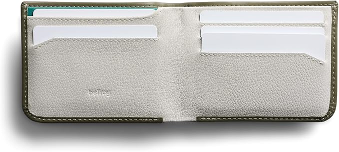 Bellroy Hide & Seek Wallet (Slim Leather Bifold Design, RFID Protected, Holds 5-12 Cards, Coin Pouch, Flat Note Section, Hidden Pocket)