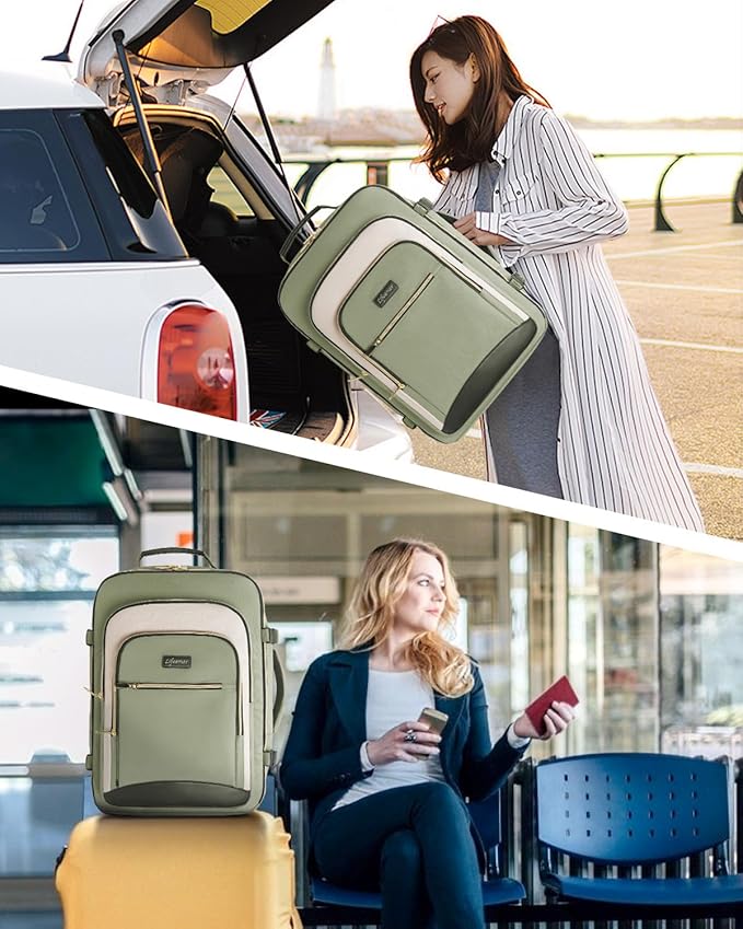 40L Travel Backpack for Women, Carry On Bag Flight Approved, Waterproof Backpacks with 3 Packing Cubes, Weekender Personal Item Backpack for Airplane Travel Essentials, TSA Approved