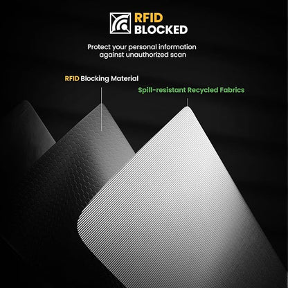 tomtoc Passport Holder Family with RFID Blocking, Passport Wallet Women Men, with Airtag & Sim Card Holder and Eject Pin, Travel Document Organizer with Wrist Strap, Up to 4 Passports, Water-resistant