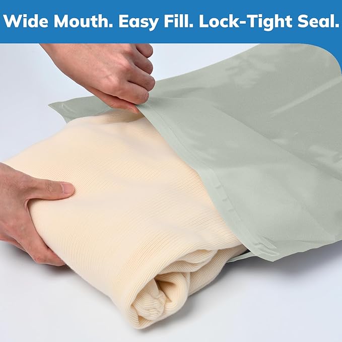 Umimile Vacuum Compression Bags with Electric Pump - Fast Compression Storage for Travel, Home | Reusable, Saves 80% Space, Water-Resistant Oxford, Gray(2 Medium PC + PUMP)