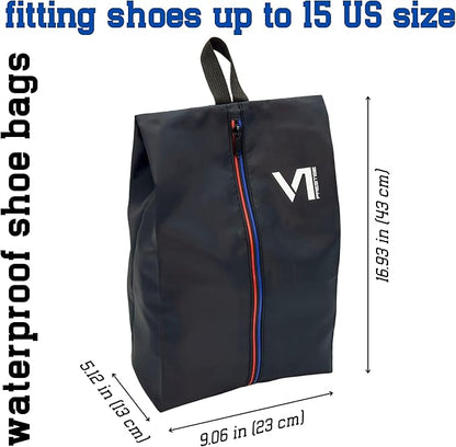 Set of Shoe Bags Large Waterproof Zipper and Material Dust and Smell Proof Versatile Durable Reliable Clothes Shoes Unisex Organizer Sports Travel Work School Storage Packing Lightweight Six-pack Gift