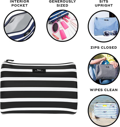 SCOUT Packin' Heat Toiletry Bag - Makeup, Toiletry & Cosmetic Bag, Fits Full Size Items, Inside Pocket, Water-Resistant, Zips Closed
