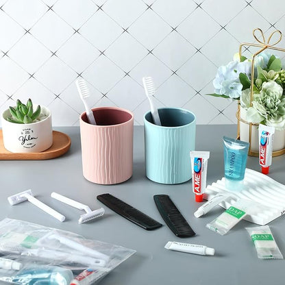 60 Set Travel Convenience Toiletry Kit Bulk Basic Toiletry Kits Travel Size Homeless Personal Hygiene Kit Homeless Care Package Supplies with Reusable Toiletry Bag for Men Charity