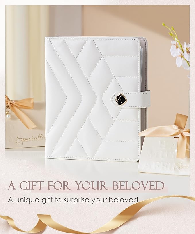 Homde Women Travel Jewelry Box: Traveling Organizer for Ring Necklace Bracelet - Storage Book with Plastic Pouches - Christmas Gifts for Friend Sister Mother