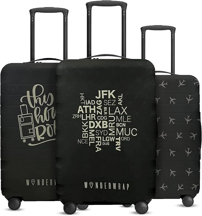 Reversible Travel Luggage Cover - Washable, Anti-Scratch Suitcase Cover | TSA Approved Luggage Cover Protector