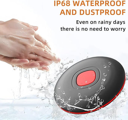 Bluetooth Smart Tags-4 Pack for Android, Smart Tags for Android, Google Certified/Works with Google Find Hub/Luggage Tracker Android, Game Changer Waterproof Bluetooth Tags for Keys,Wallets,Suitcases