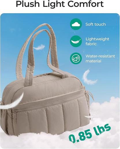 BAGSMART Gym Bag for Women, Duffle Bag for Travel with Wet Pocket, Lightweight Carry on Weekender Duffel, Water Resistant