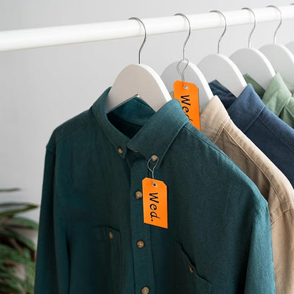 1000 Pieces Plastic Shipping Tags with Wire Labeling Tags Waterproof Hang Tags with Reinforcement Hole Writable Luggage tag Loops for Equipment Inventory Parts Garage (Orange, 4 3/4" x 2 3/8")