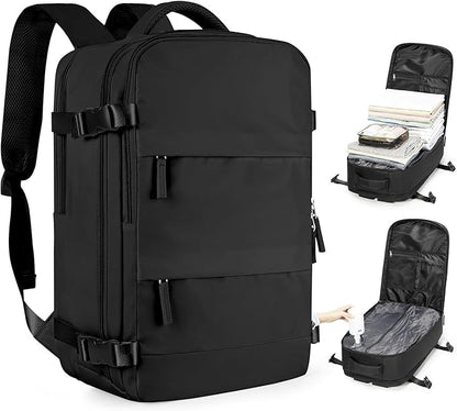 coofay Vacuum Backpack Travel with Pump Vacpack Travel Backpack with Vacuum System Mochila de Viaje Compresion al Vacio Easyvacpack Airbag Backpacks for Traveling Carry on Luggage