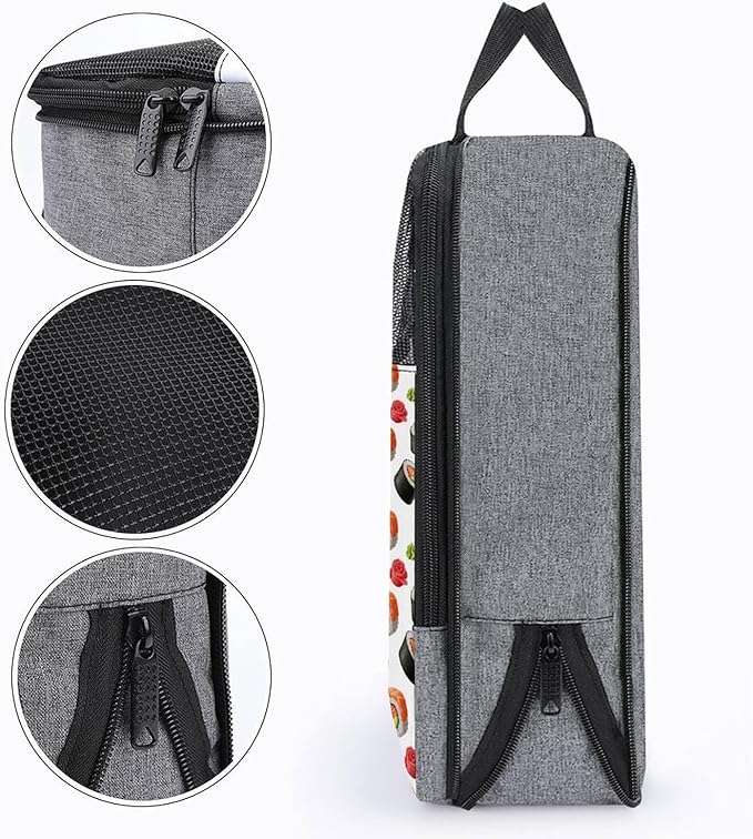 Dust-Proof Travel Shoe Bag Sushi Food Sneakers Packing Organizer Portable Shoe Packing Bag Travel Essentials