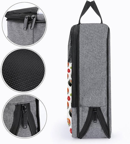 Dust-Proof Travel Shoe Bag Sushi Food Sneakers Packing Organizer Portable Shoe Packing Bag Travel Essentials