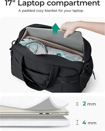 BAGSMART Gym Bag for Women, Duffle Bag for Travel with Wet Pocket, Lightweight Carry on Weekender Duffel, Water Resistant