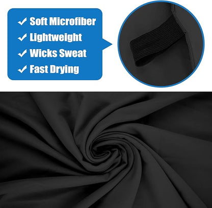 Camping Towel Microfiber Quick Dry Hiking Beach Swimming Pool Travel Body Towels(Black, 1 Pack XL)