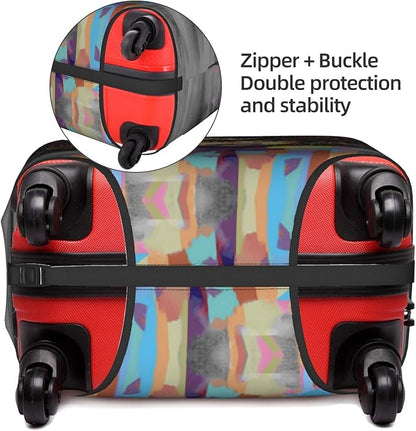 Luggage Cover Protector, Anti-scratch Suitcase Cover, X-Large, Black