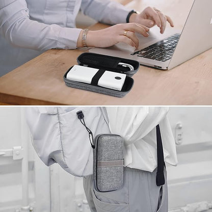 Power Bank Case for INIU 20000mAh Power Bank, Portable Charger Case for Durecopow 20000mAh Solar Power Bank and iMuto 30000mAh Power Bank with Carabiner