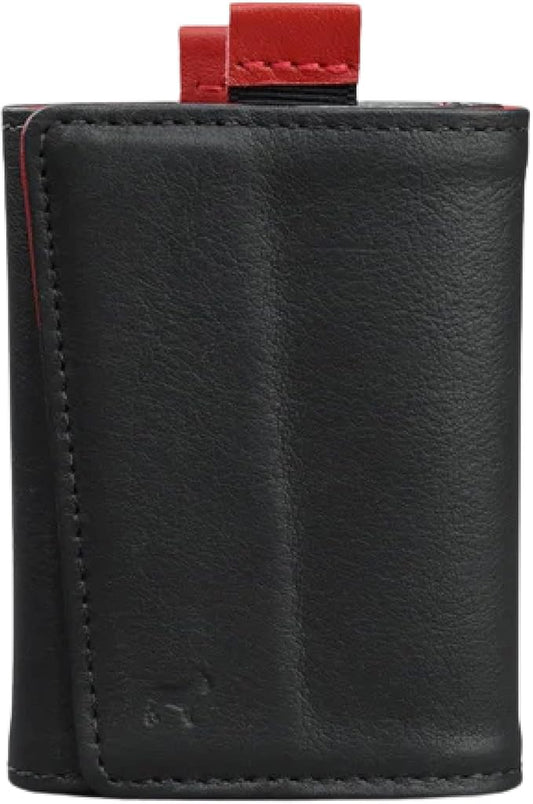 The Frenchie Co. - Speed Wallet Mini - Italian Eco Leather RFID Blocking Card Sleeve - Quick Access Magnetic Closure, Fits up to 12 Cards and 15 Bills, Slim Wallet with 5-Year Warranty