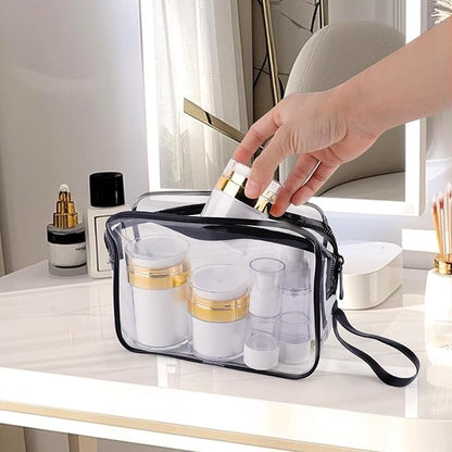 20 Pack Airless Pump Jars Set, 3.34/1.7/1/0.5/oz Refillable Travel Size Containers, Gold Travel Bottles Empty Lotion Container, Glass Jars for Toiletries Moisturizer Container