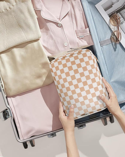 Narwey Small Hanging Travel Toiletry Bag for Women, Travel Bag for Toiletries, Makeup Bag Organizer Cosmetic Bags Make Up Bags for Girls