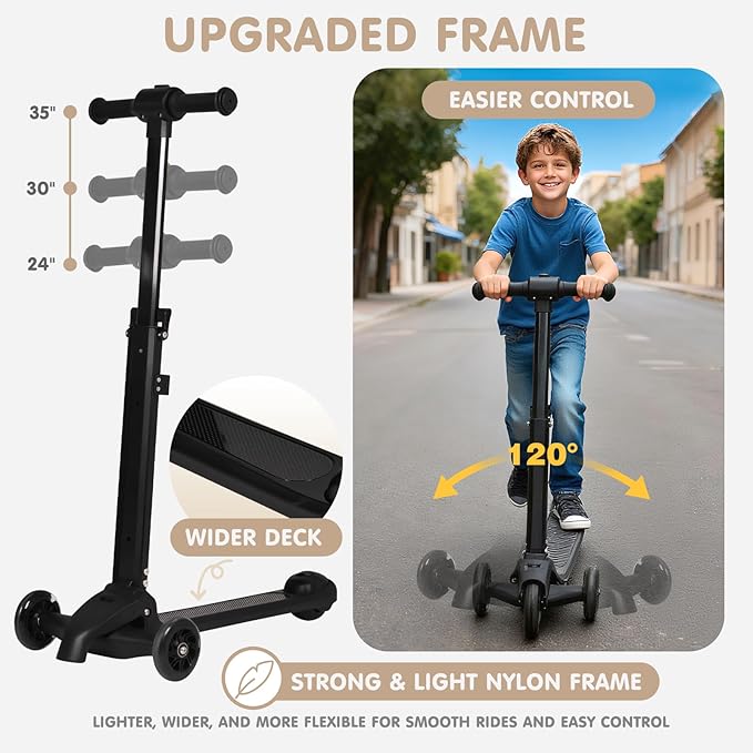 smilesun 4-in-1 Detachable Scooter Suitcase for Kids & Teens, 3D Owl/Dolphin Hardside Ride-On Luggage, Lightweight Foldable Design, Unique Travel Gift for Children (Dolphin, 22-inch)