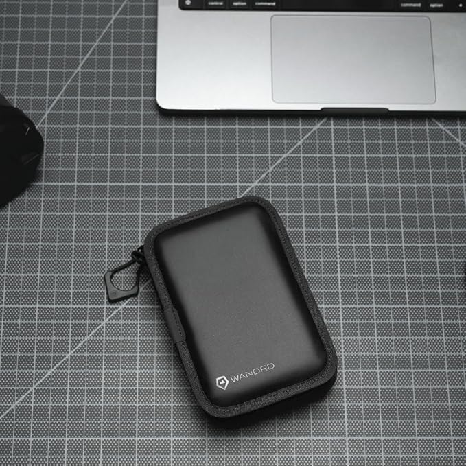 WANDRD Memory Card Case - Durable SD, Micro SD Card Holder for Creators | Camera Accessories & Electronics Organizer for Travel (Black)