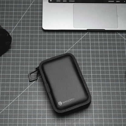 WANDRD Memory Card Case - Durable SD, Micro SD Card Holder for Creators | Camera Accessories & Electronics Organizer for Travel (Black)