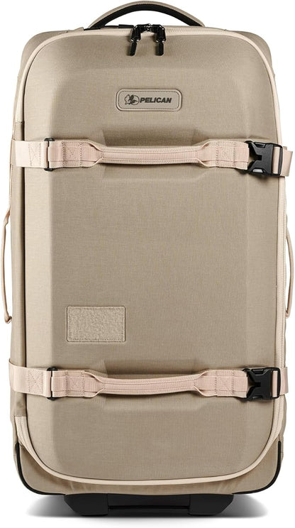 Pelican Aegis Luggage - Check in Duffel Bag with Wheels - 28 Inch Suitcase with Wheels (Sand)