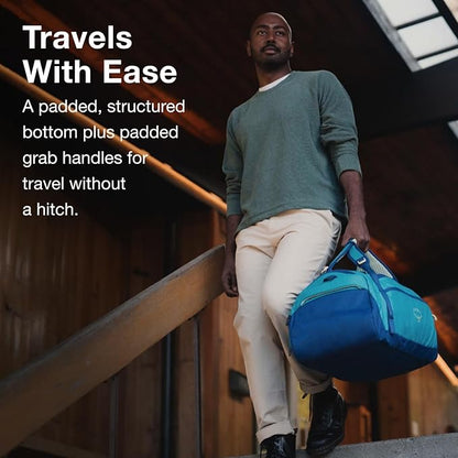 Osprey Daylite 60L Duffel Backpack - Convertible Everyday Duffel Bag for Gym, Commute, and Travel, Black