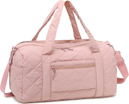 BLUBOON Duffle Bag Girls Kids Cute Gym Bag with Shoes Compartment & Wet Separation Waterproof Sports Overnight Travel Bag