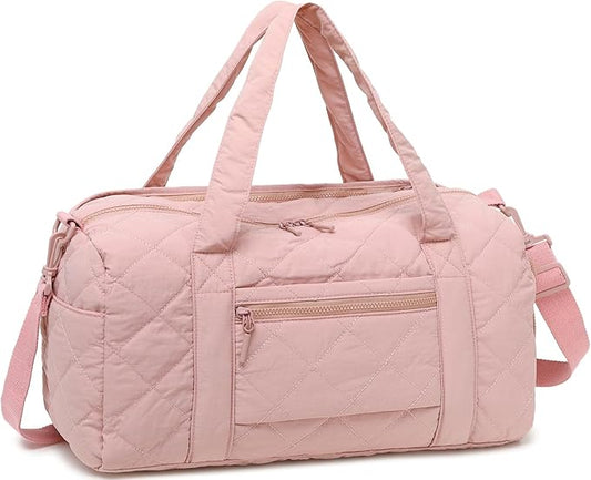 BLUBOON Duffle Bag Girls Kids Cute Gym Bag with Shoes Compartment & Wet Separation Waterproof Sports Overnight Travel Bag