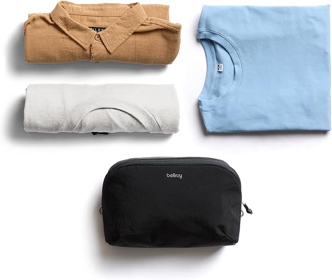 Bellroy Lite Packing Pouch 3L (Organizer Packing Cube for Travel Near and far) - Black