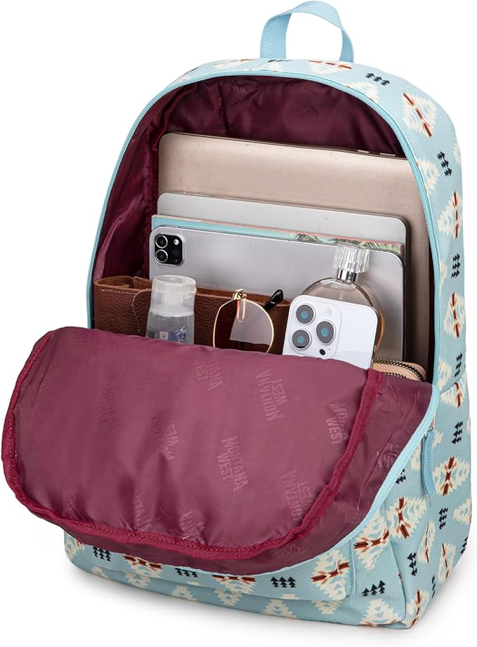 Montana West Backpack for Women Men 2 PCS Lightweight College Bookbags Casual Daypack Backpacks for Commute & Travel