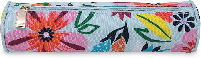 kate spade new york Travel Jewelry Case Organizer, Fabric Jewelry Box for Women, Cute Jewelry Organizer Holds Necklaces, Rings, Bracelets, Small Jewelry Roll (Safari Floral)
