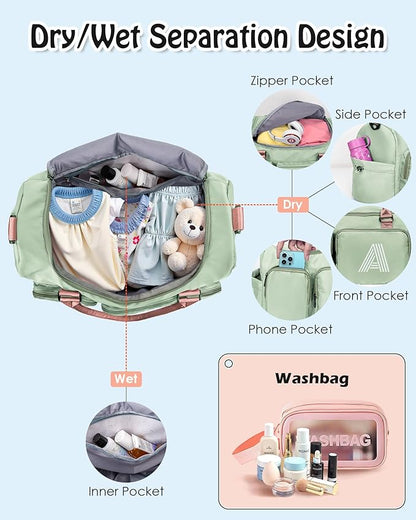 Gift for Girls-Initial Gym Bag for Girls, Kids Travel Duffel Bag, Sports Bag, Gift for Kids, women Gift Ideas, Gifts for Girls 12 13 14 15 16 17 18